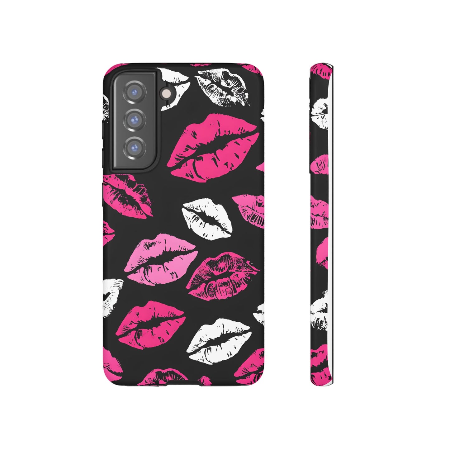 Lips Print iPhone Case - Stylish Tough Phone Cover