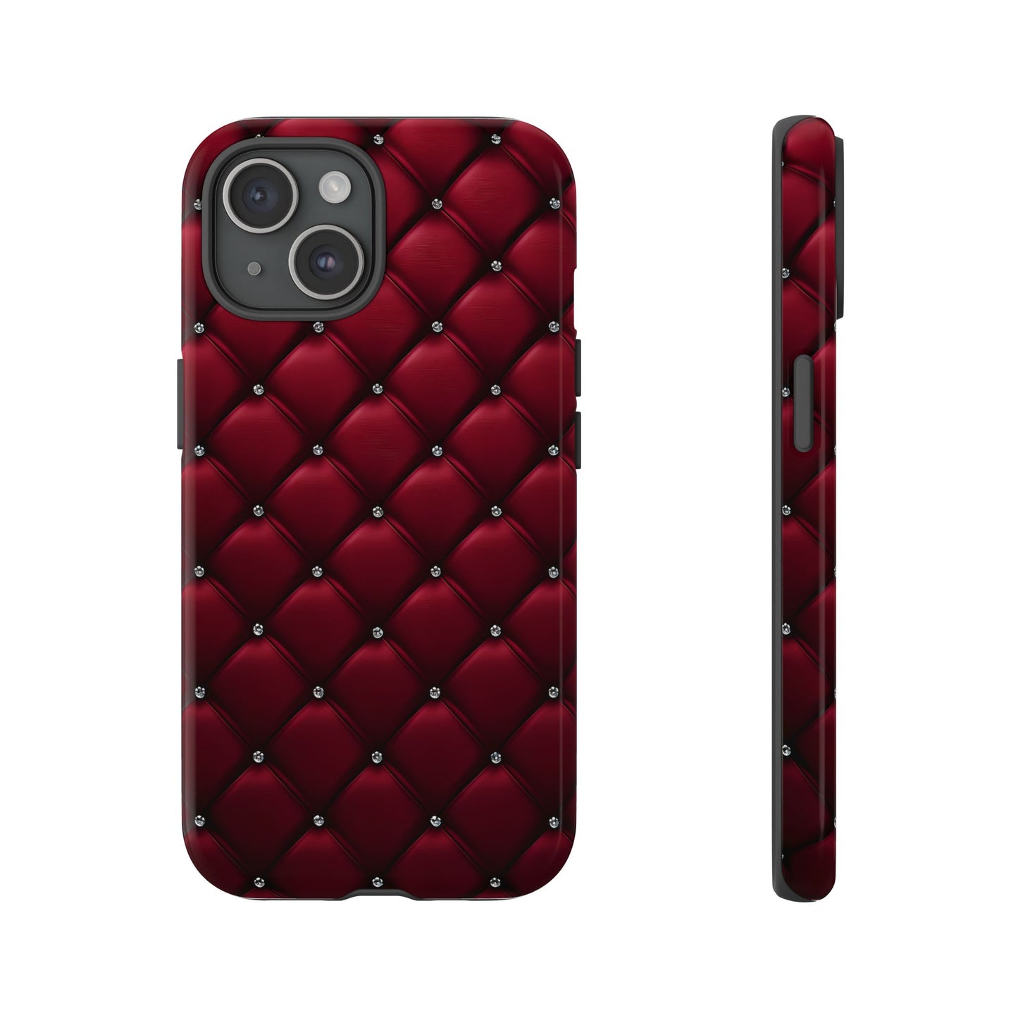 Luxurious Red Leather Phone Case – Stylish Protection for Your Device