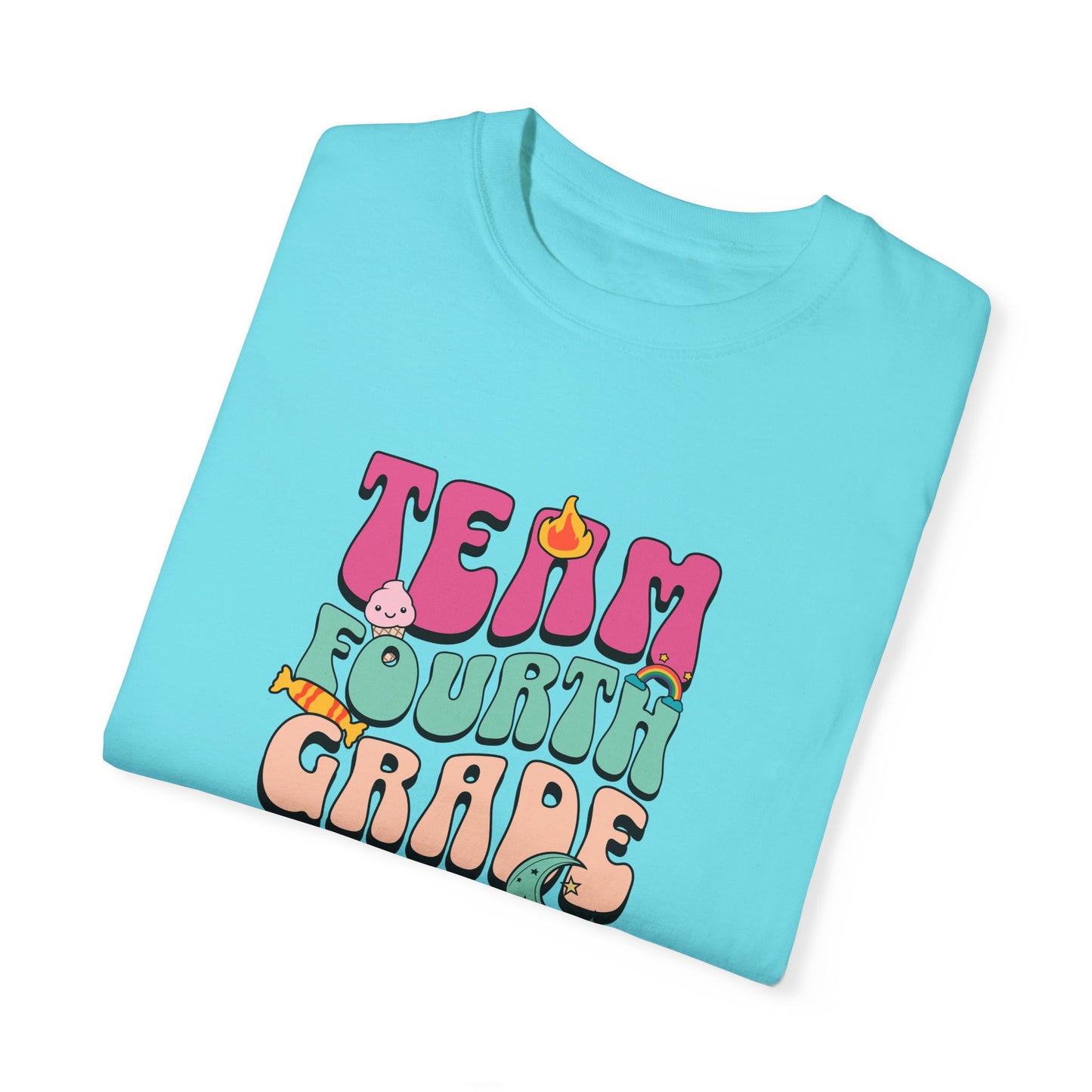 PERSONALIZED! Team Fourth Grade T-Shirt | Unisex Garment-Dyed Tee for Kids