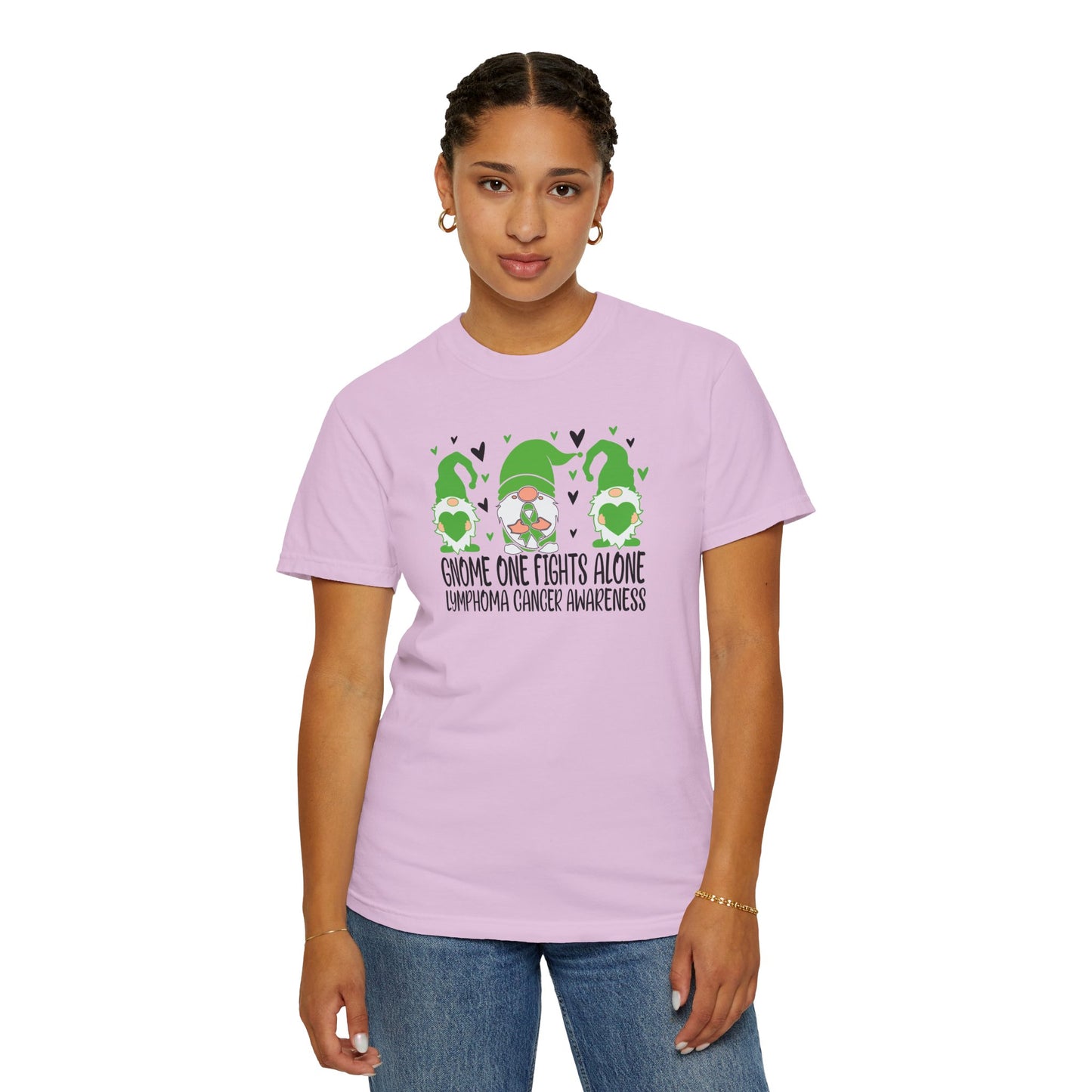 Gnome Fights Alone Tee | Lymphoma Awareness T-Shirt, Supportive Gift for Cancer Awareness Month, Unisex Shirt for Gnome Lovers, Fight [...]