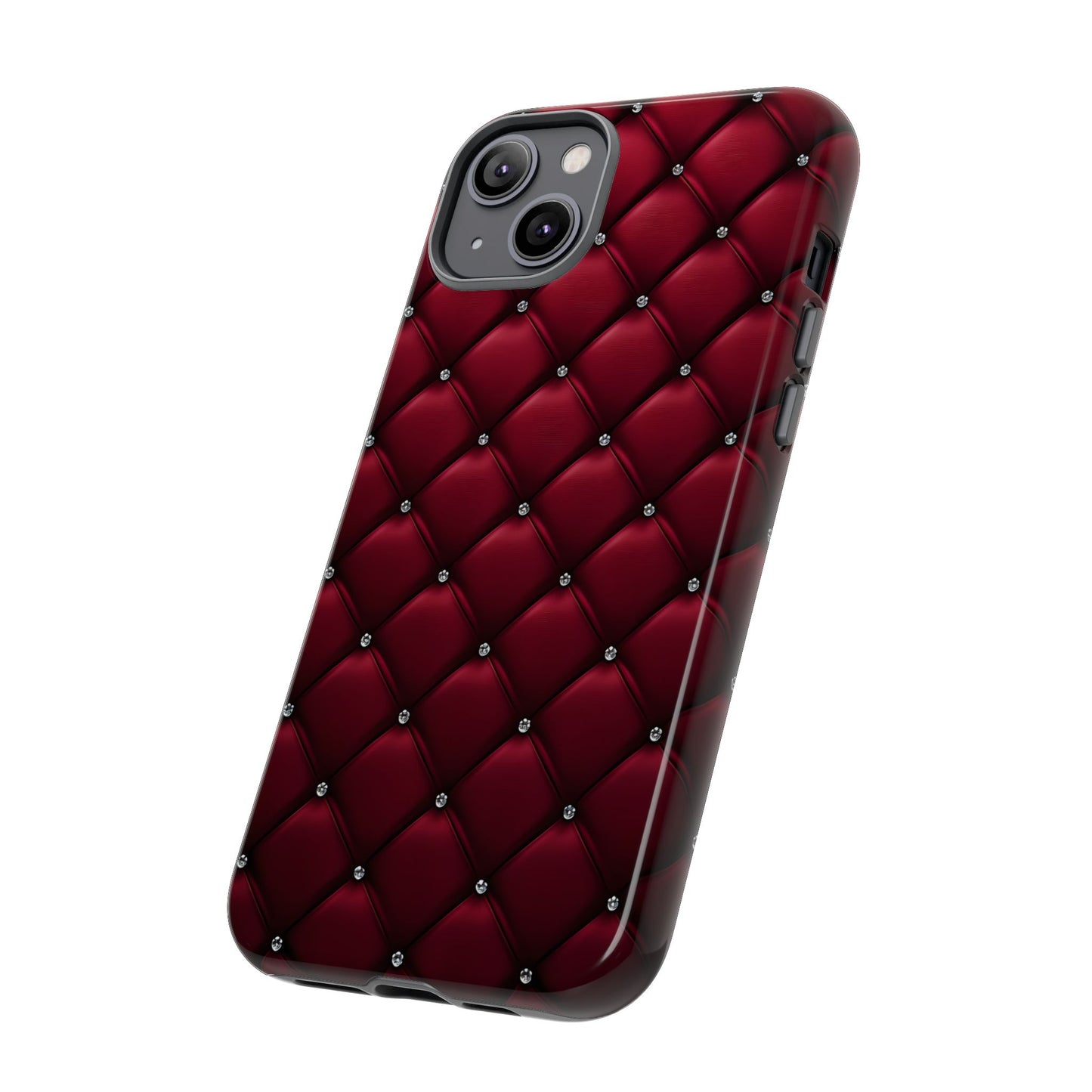 Luxurious Red Leather Phone Case – Stylish Protection for Your Device