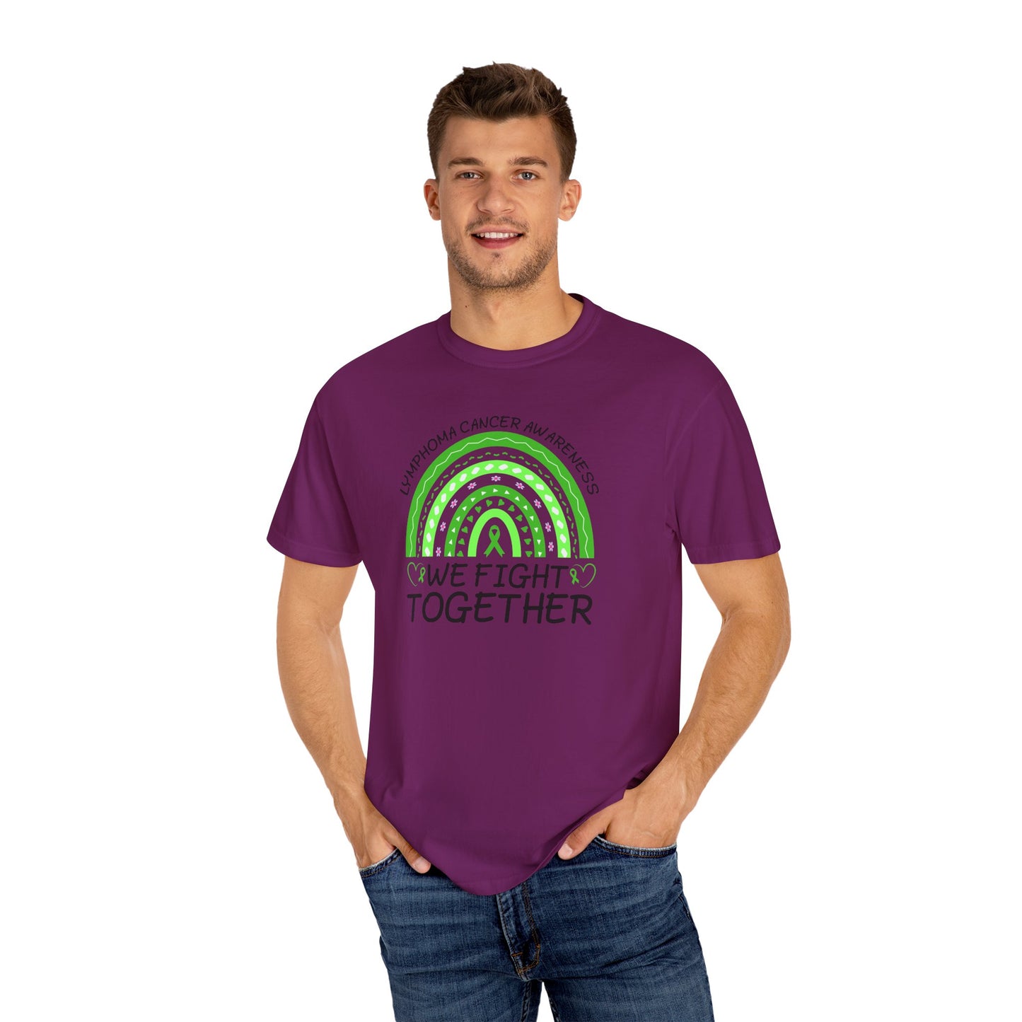 Lymphoma Awareness T-Shirt, We Fight Together Tee, Unisex Garment-Dyed T-Shirt, Cancer Support Shirt, Awareness Apparel, Gift for [...]