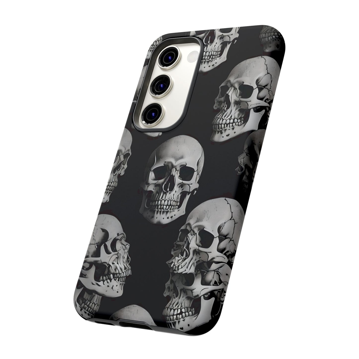 Skull Print Phone Case - Tough Cases for Bold Style