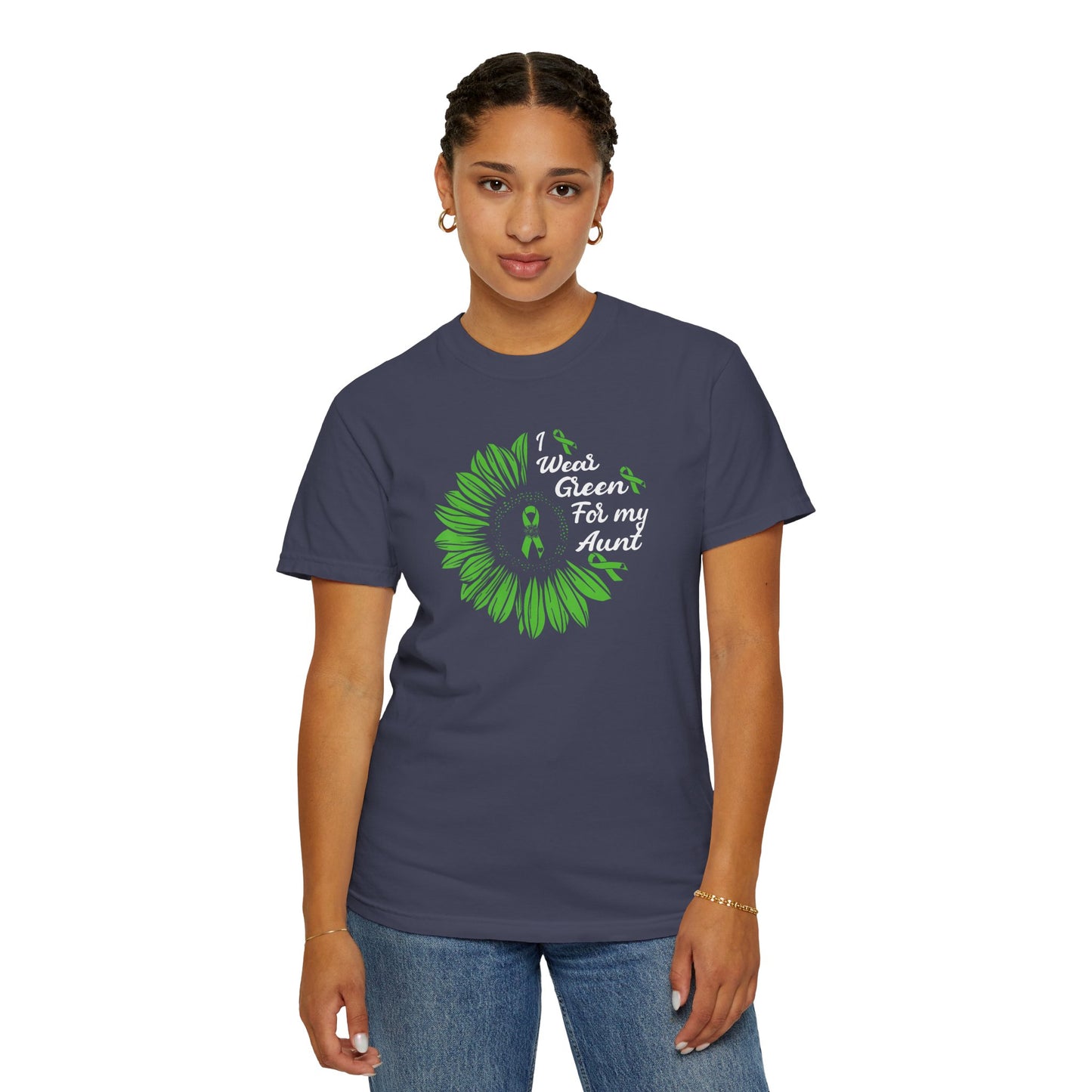 Unisex Garment-Dyed T-shirt for Aunts | I Wore Green For My Aunt | Gifts for Aunts, Family Reunion, Birthday Tee, Unique Aunt Shirt, [...]