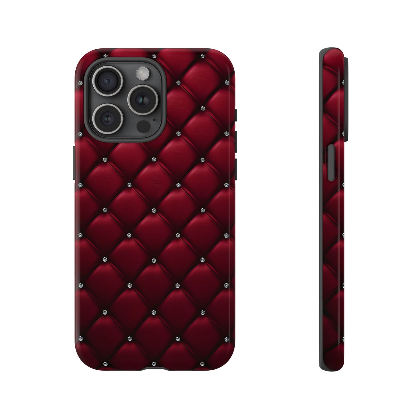 Luxurious Red Leather Phone Case – Stylish Protection for Your Device