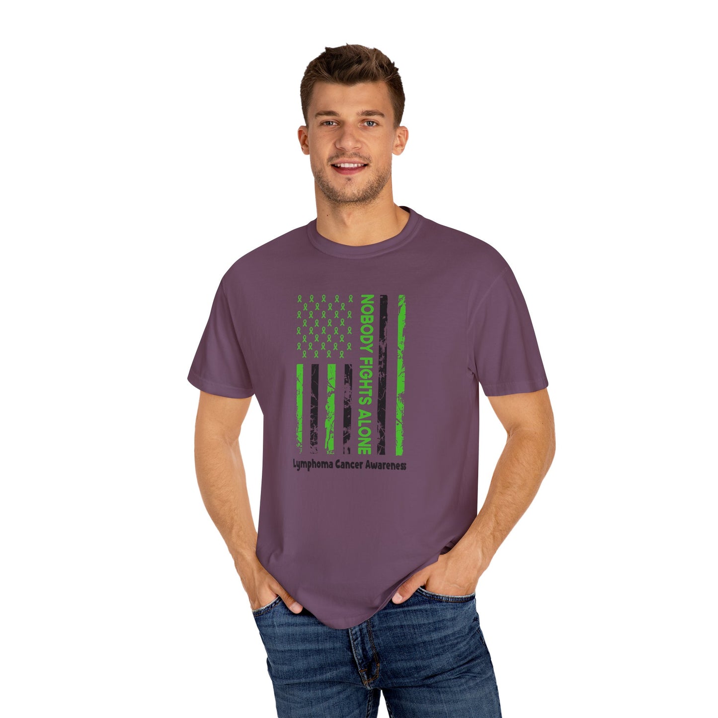 Lymphoma Awareness T-Shirt, Unisex Tee, Cancer Support Shirt, Fight Together Apparel, Inspirational Gift, Everyday Casual Wear
