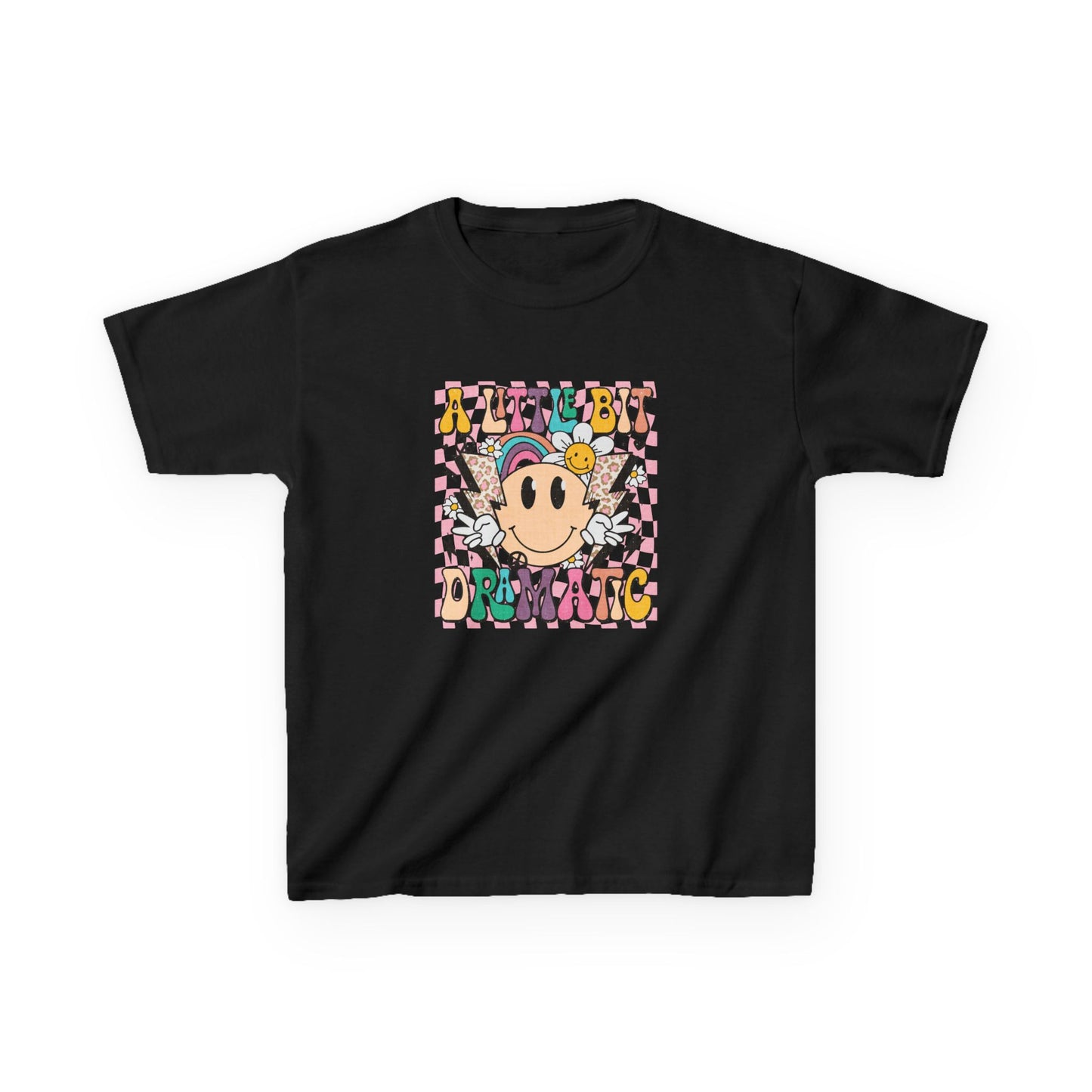 Kids 'A Little Bit Dramatic' Tee - Fun Cotton T-Shirt for Playful Kids