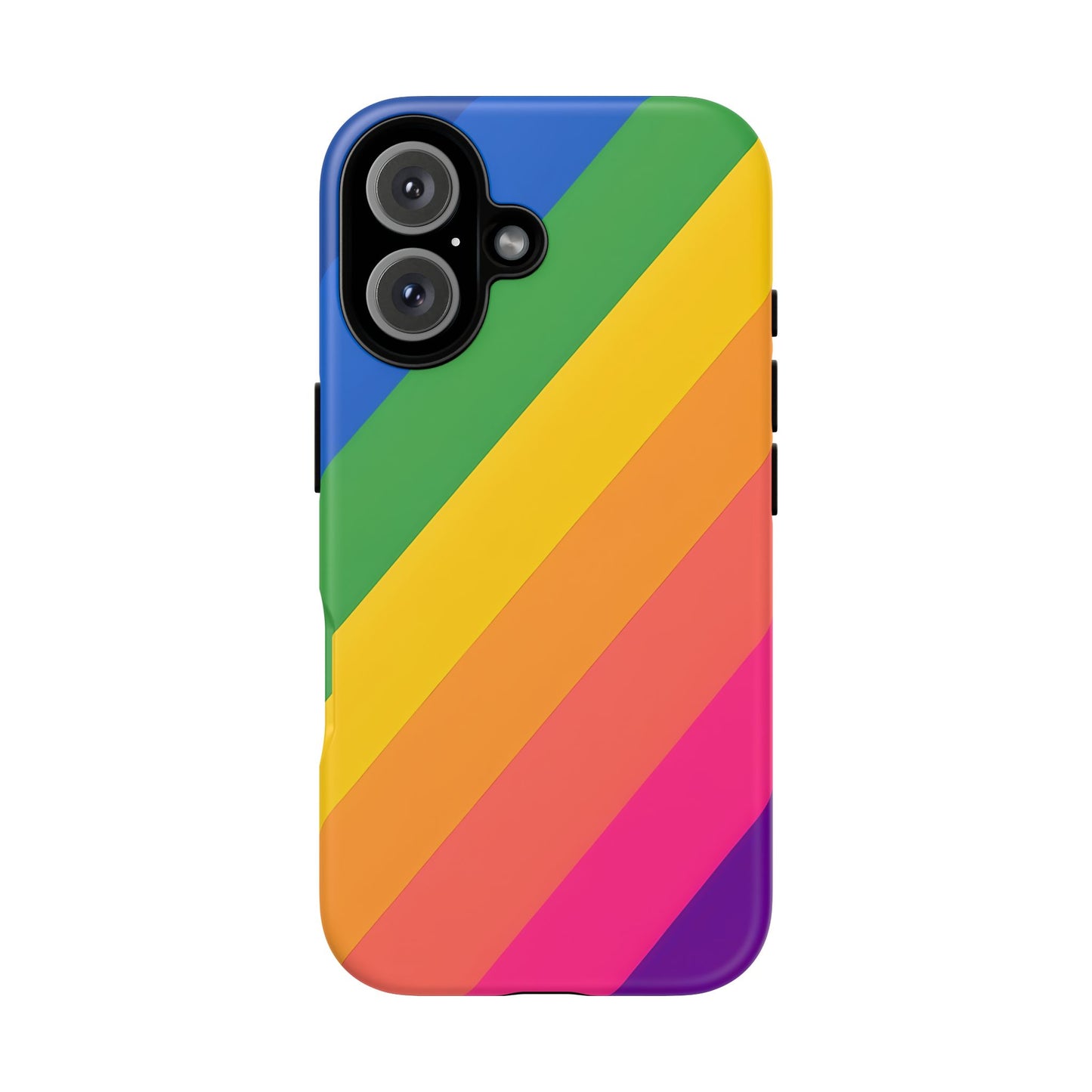 Vibrant Rainbow Phone Case - Tough & Stylish