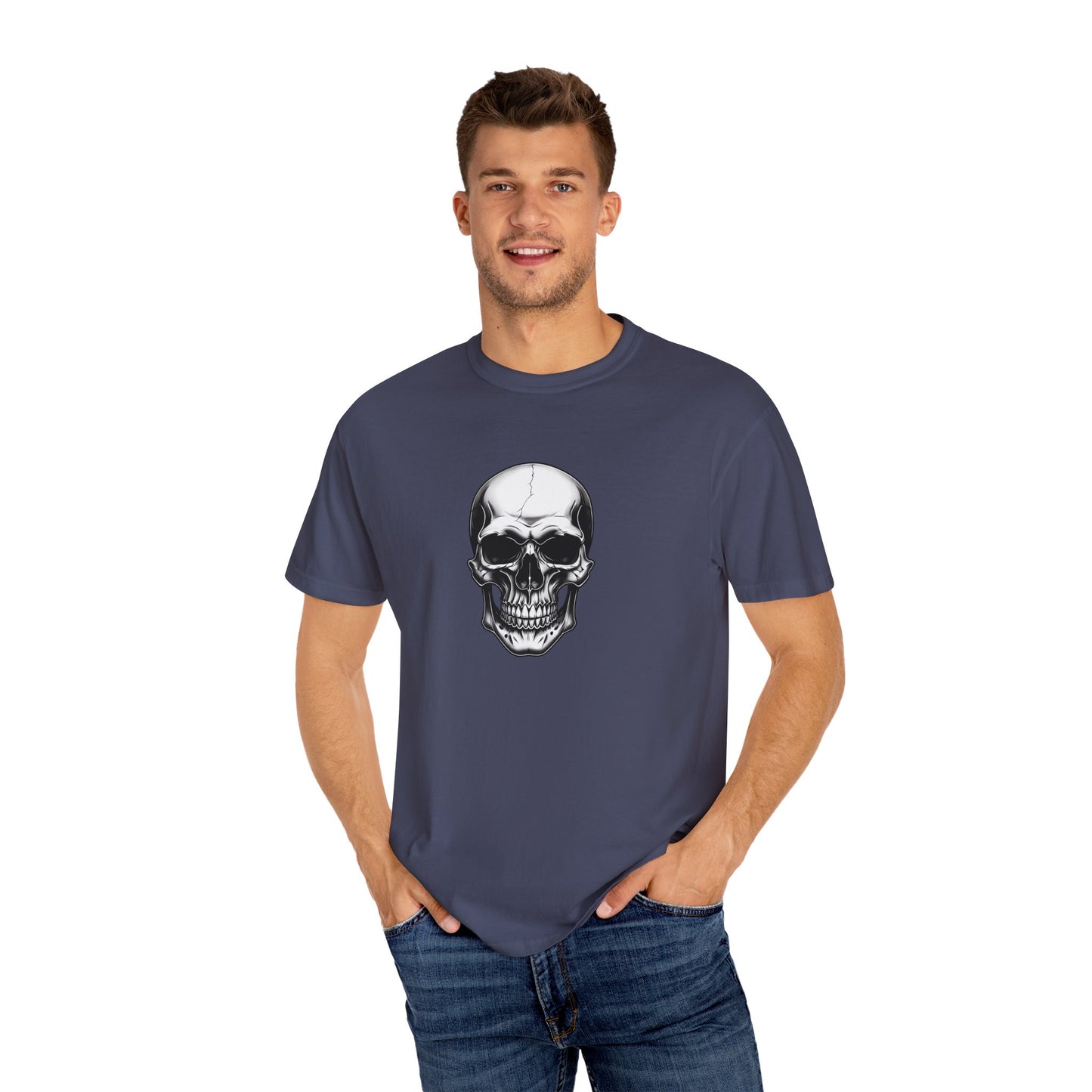 Skull Graphic Unisex T-Shirt - Edgy Fashion Statement