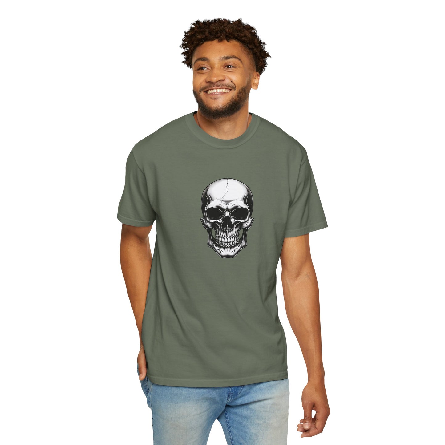 Skull Graphic Unisex T-Shirt - Edgy Fashion Statement
