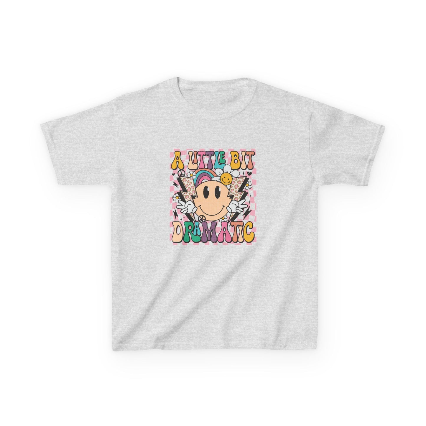 Kids 'A Little Bit Dramatic' Tee - Fun Cotton T-Shirt for Playful Kids