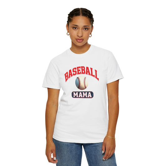 Baseball Mama Unisex Garment-Dyed T-shirt - Perfect for Sports Moms