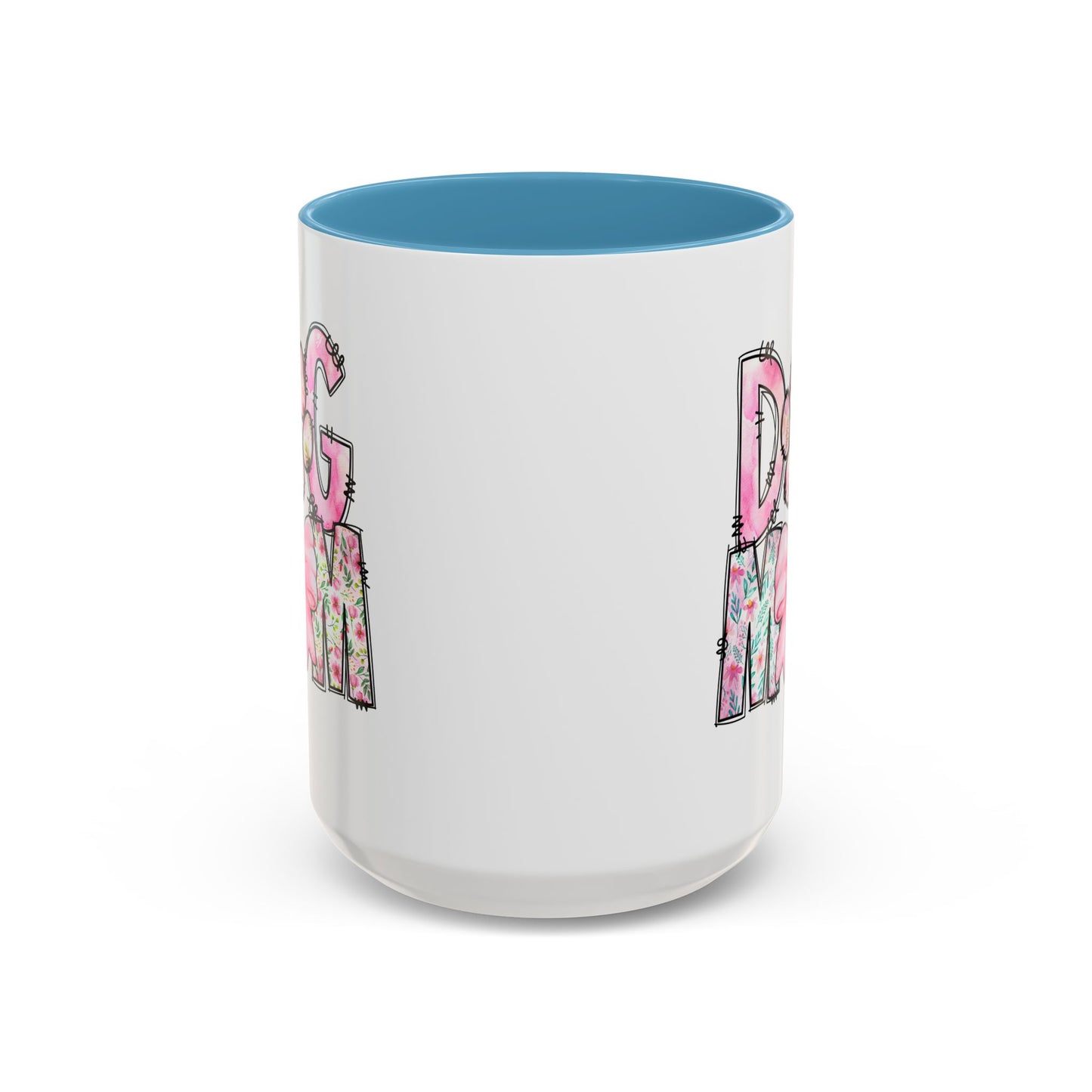 Dog Mom Accent 15oz Coffee Mug - Perfect Gift for Pet Lovers