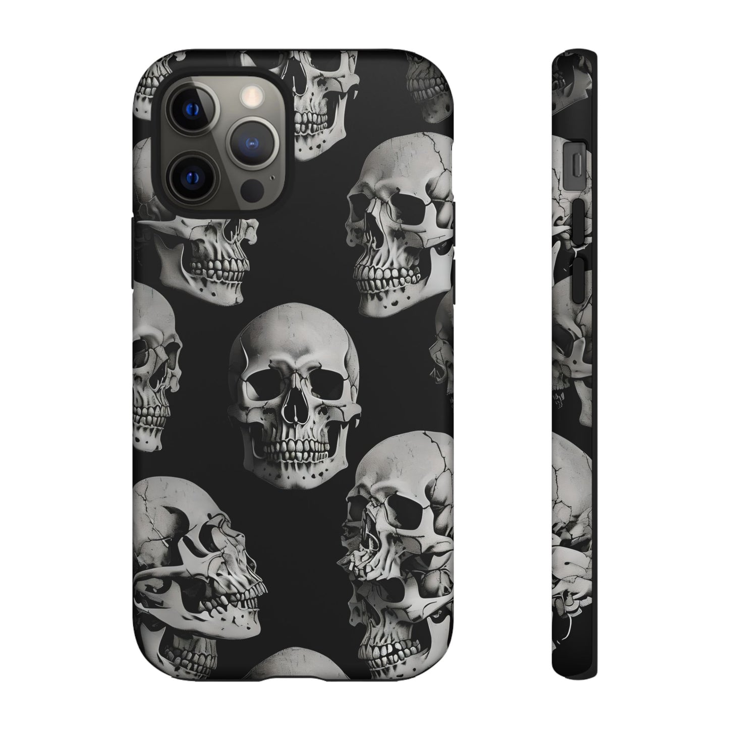 Skull Print Phone Case - Tough Cases for Bold Style