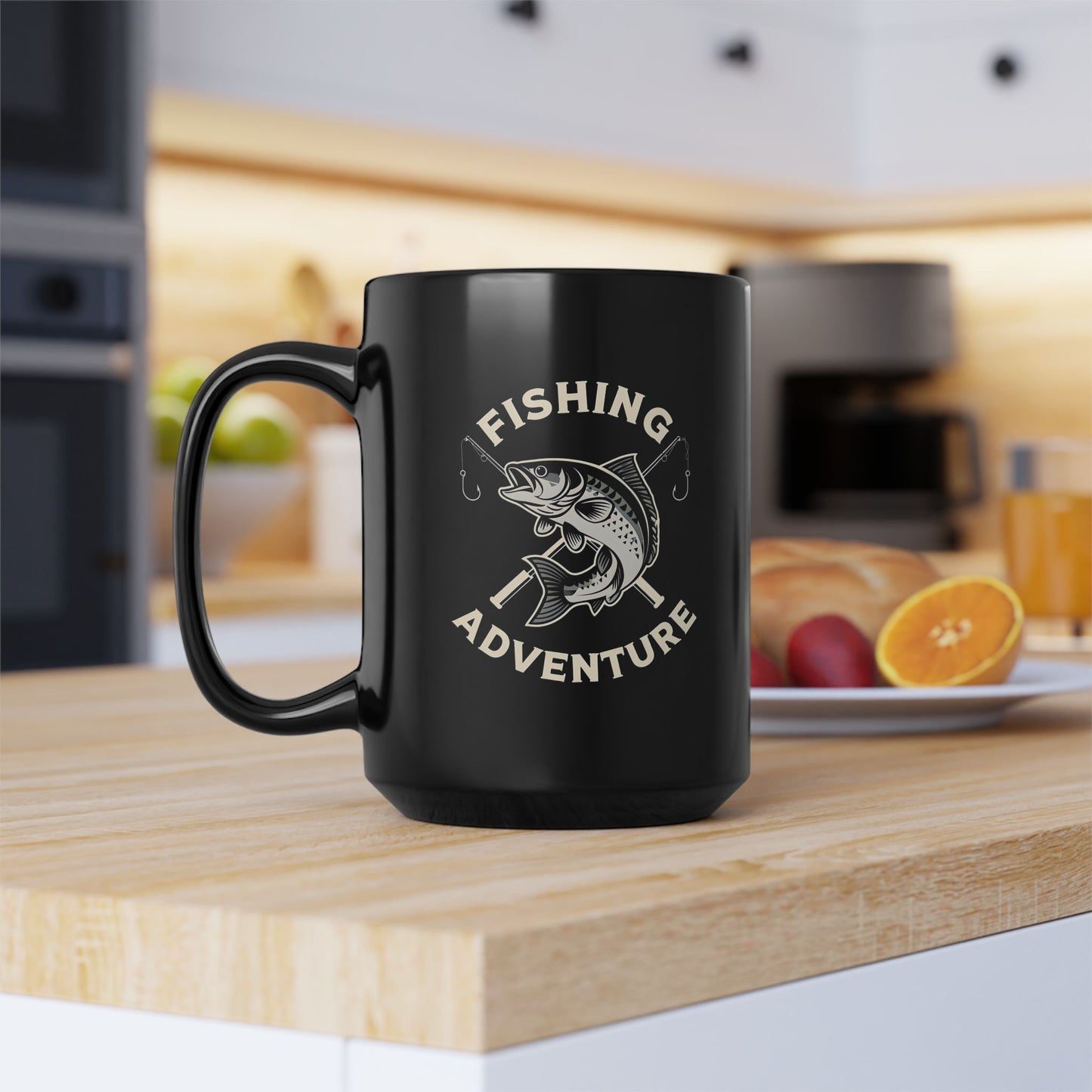 Fishing Adventure 15oz Mug - Perfect Gift for Fishing Enthusiasts