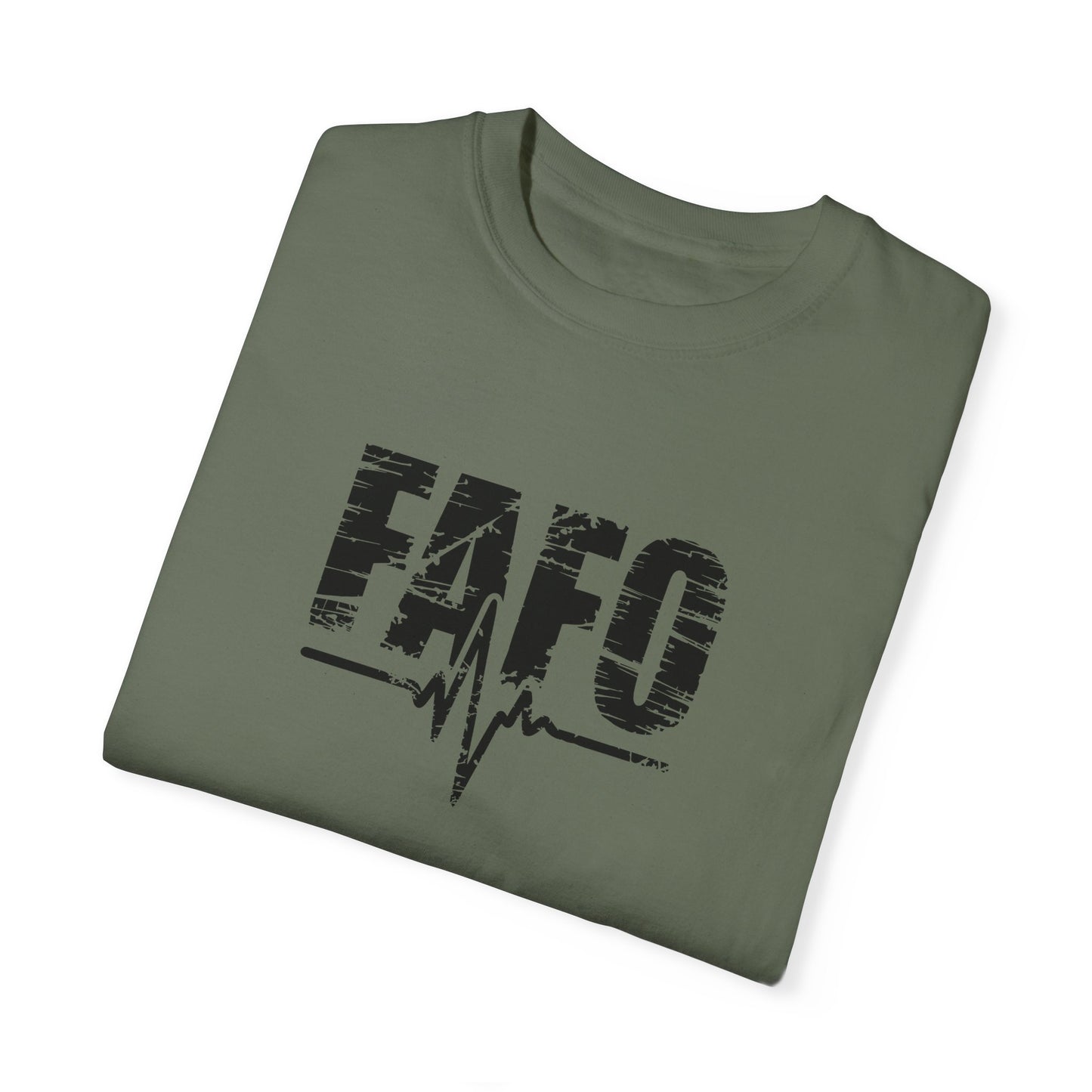 Unisex Garment-Dyed T-Shirt – "FAFO" Graphic Tee for Casual Vibes