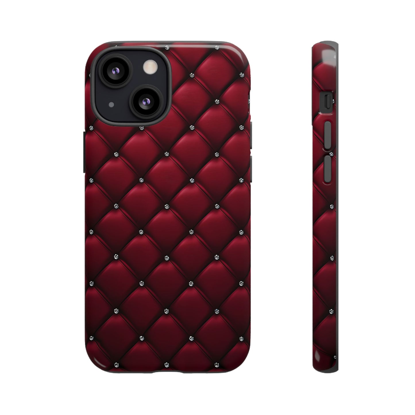 Luxurious Red Leather Phone Case – Stylish Protection for Your Device