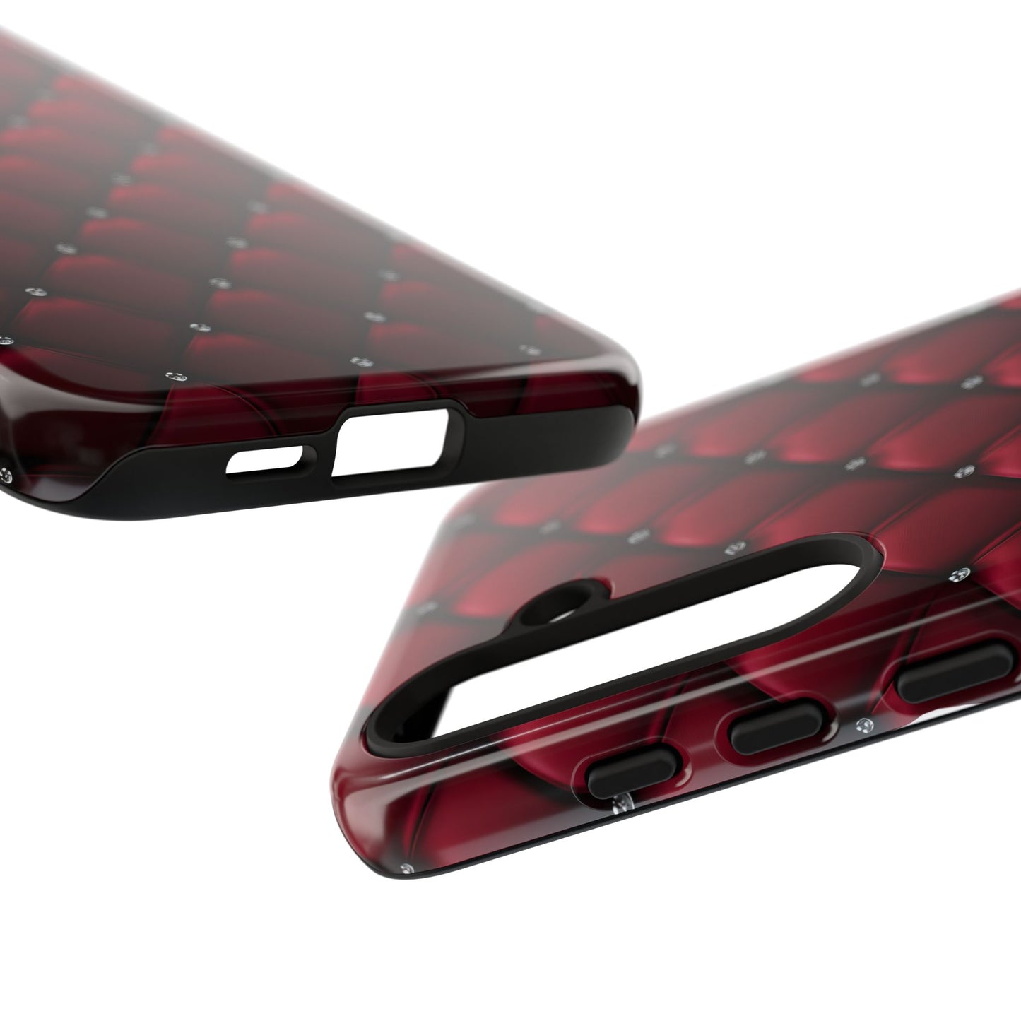 Luxurious Red Leather Phone Case – Stylish Protection for Your Device