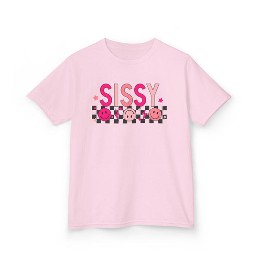 Kids 'Sissy' Heavy Cotton Tee - Fun & Playful Graphic T-Shirt for Youth
