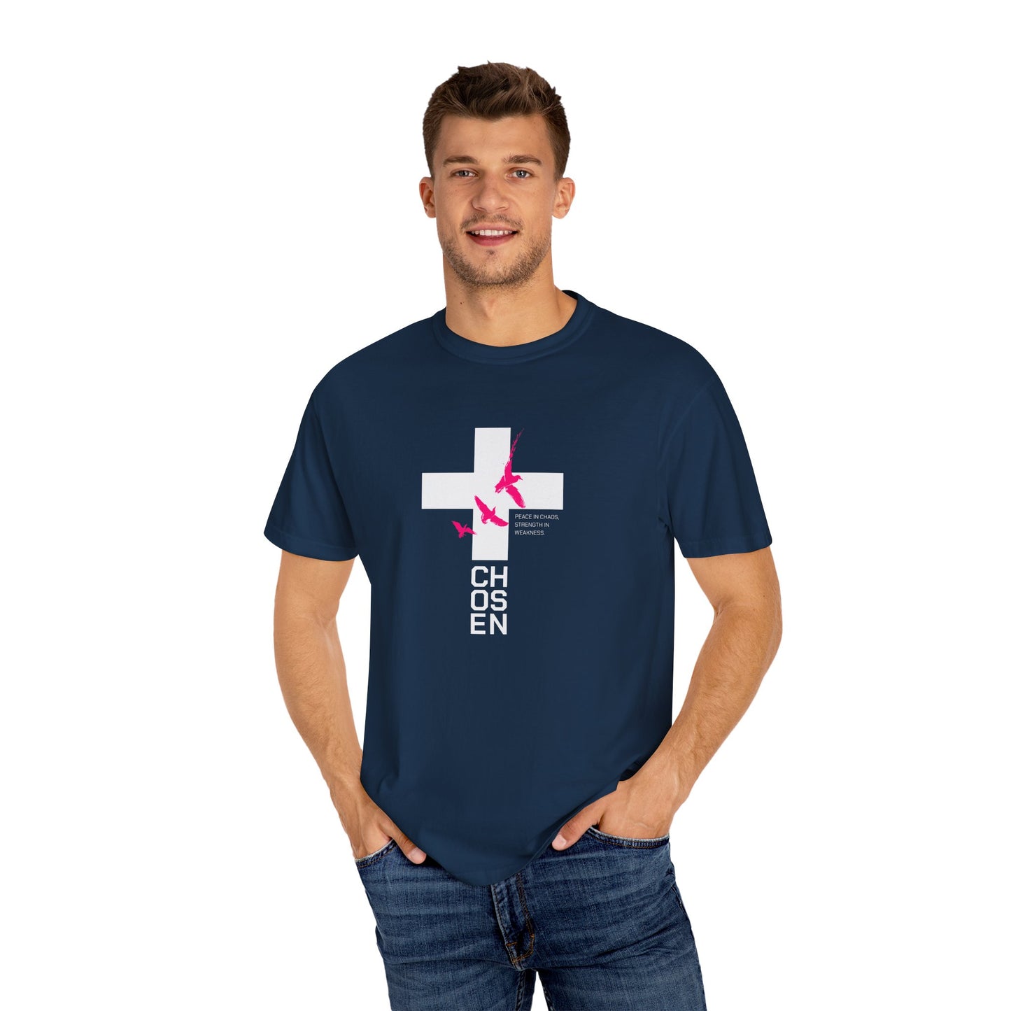 Chosen Unisex Garment-Dyed T-Shirt - Faith Inspired Design