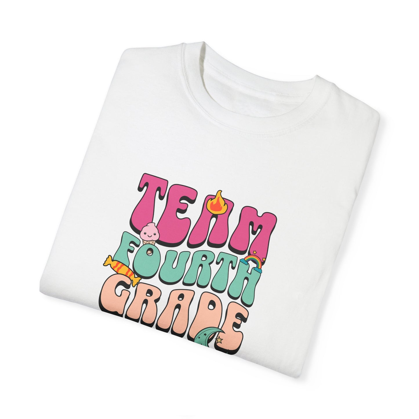 PERSONALIZED! Team Fourth Grade T-Shirt | Unisex Garment-Dyed Tee for Kids