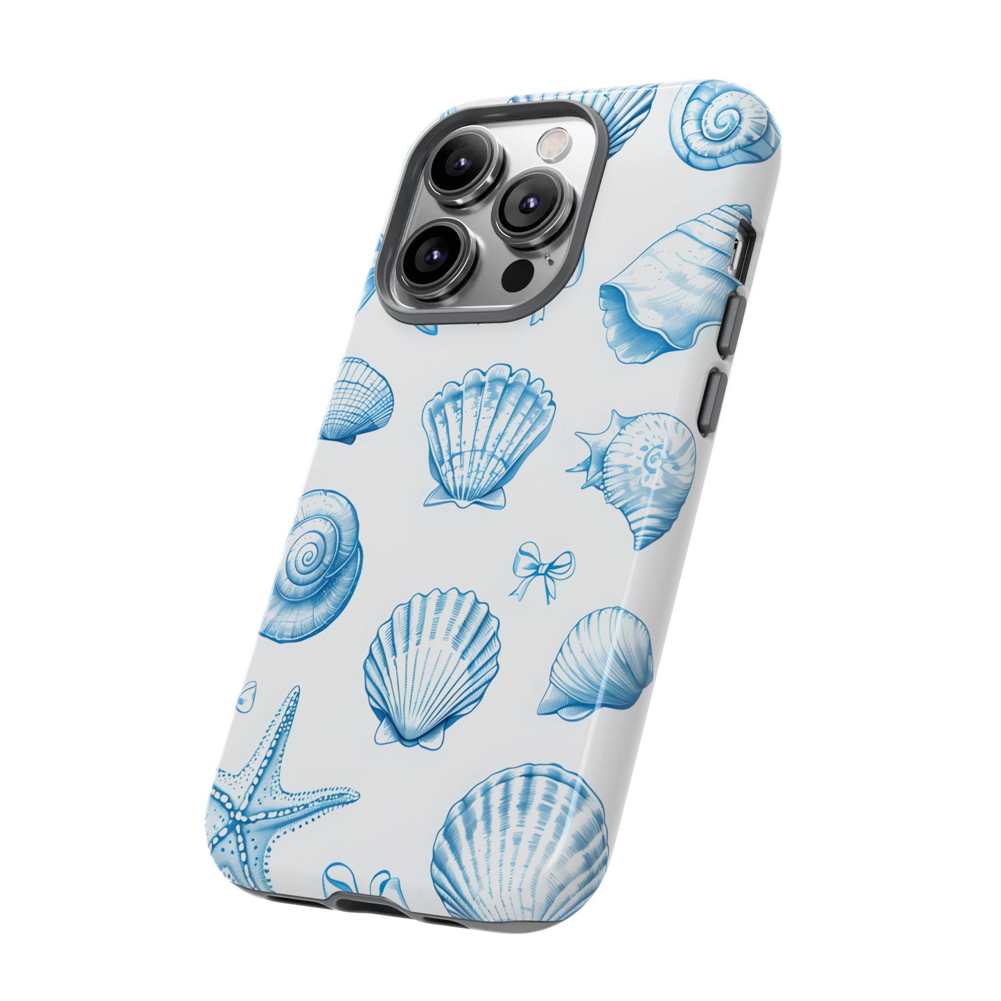 Coquette-Coastal Ocean-Themed Phone Case - Seashell and Starfish Design