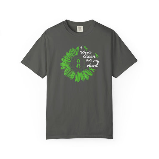 Unisex Garment-Dyed T-shirt for Aunts | I Wore Green For My Aunt | Gifts for Aunts, Family Reunion, Birthday Tee, Unique Aunt Shirt, [...]