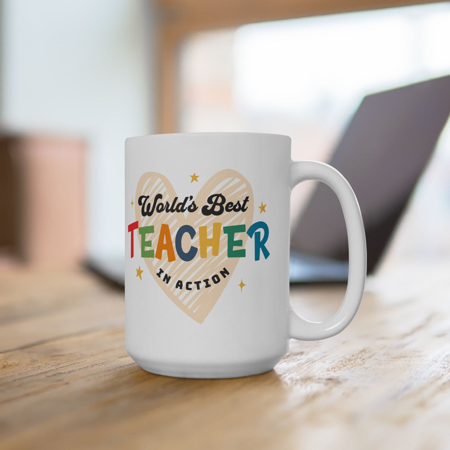Best Teacher Ceramic Mug - Perfect Gift for Educators