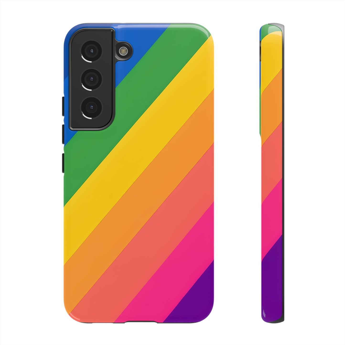 Vibrant Rainbow Phone Case - Tough & Stylish