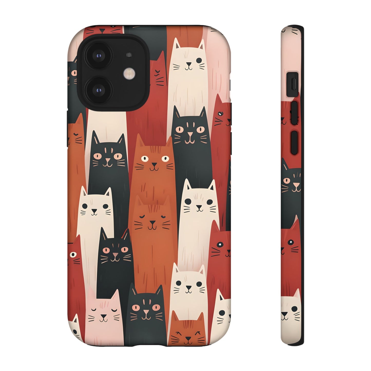 Playful Cat Phone Case - Tough & Stylish Purrfect for Cat Lovers