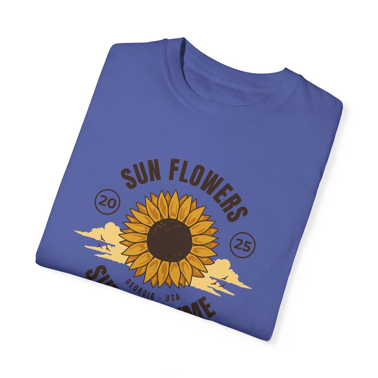 Sunflower Summer Time Unisex T-Shirt PERSONALIZED