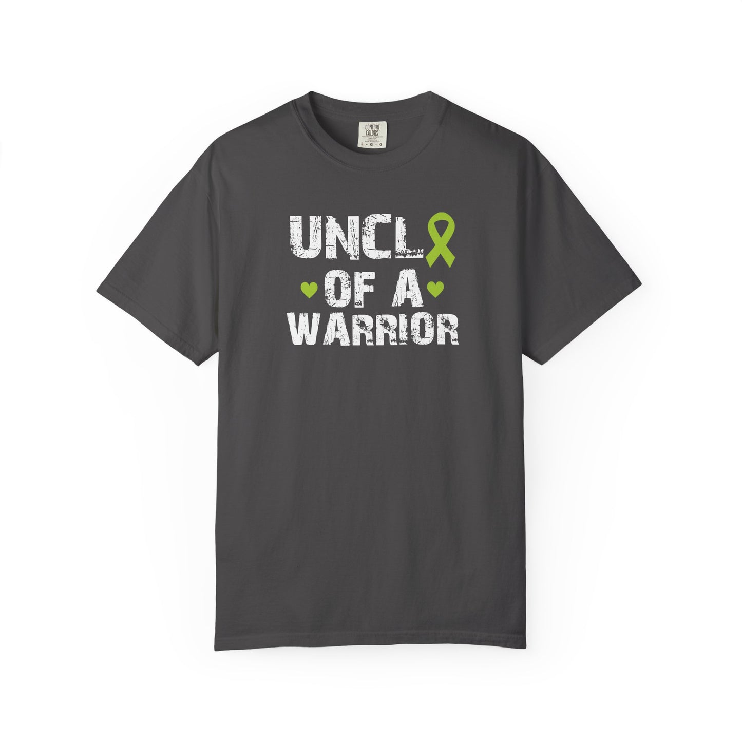 Uncle of a Warrior T-Shirt | Garment-Dyed Comfort Tee, Gift for Family, Supportive Apparel for Awareness Events, Relaxed Fit