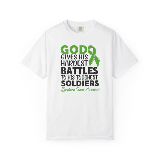 God Gives His Toughest Soldiers T-shirt, Lymphoma Awareness Tee, Unisex Garment-Dyed Shirt, Support Cancer Fighters, Gift for [...]