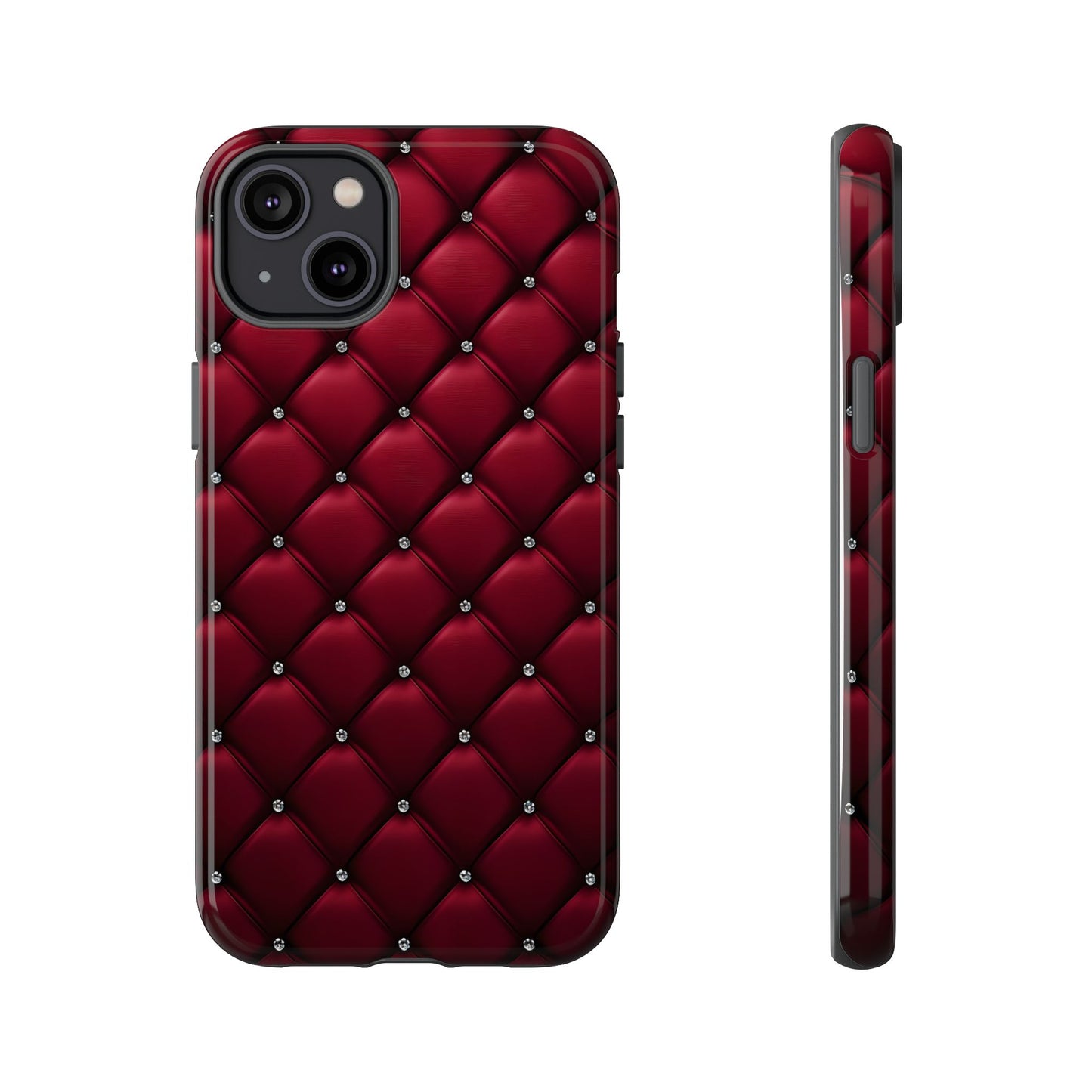 Luxurious Red Leather Phone Case – Stylish Protection for Your Device