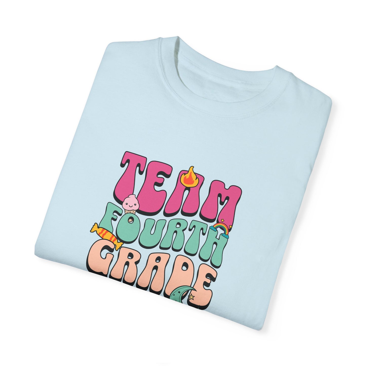 PERSONALIZED! Team Fourth Grade T-Shirt | Unisex Garment-Dyed Tee for Kids