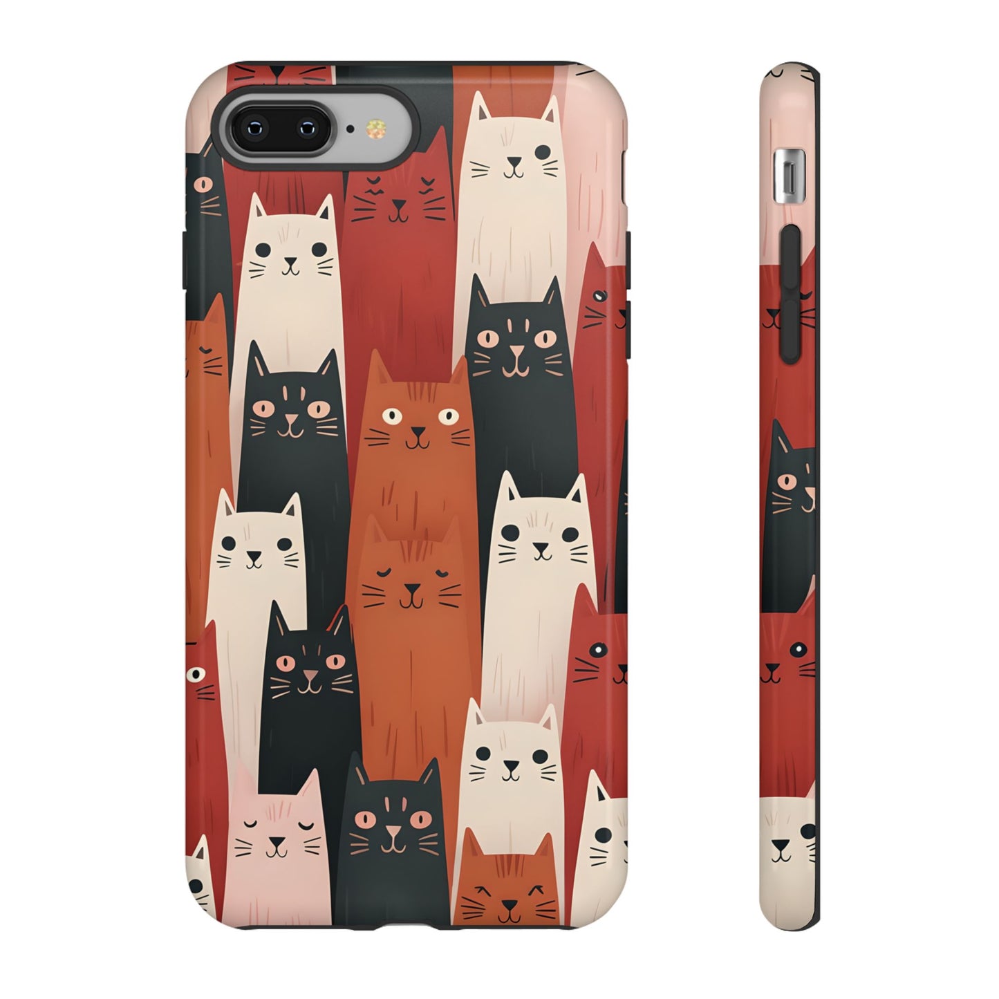 Playful Cat Phone Case - Tough & Stylish Purrfect for Cat Lovers