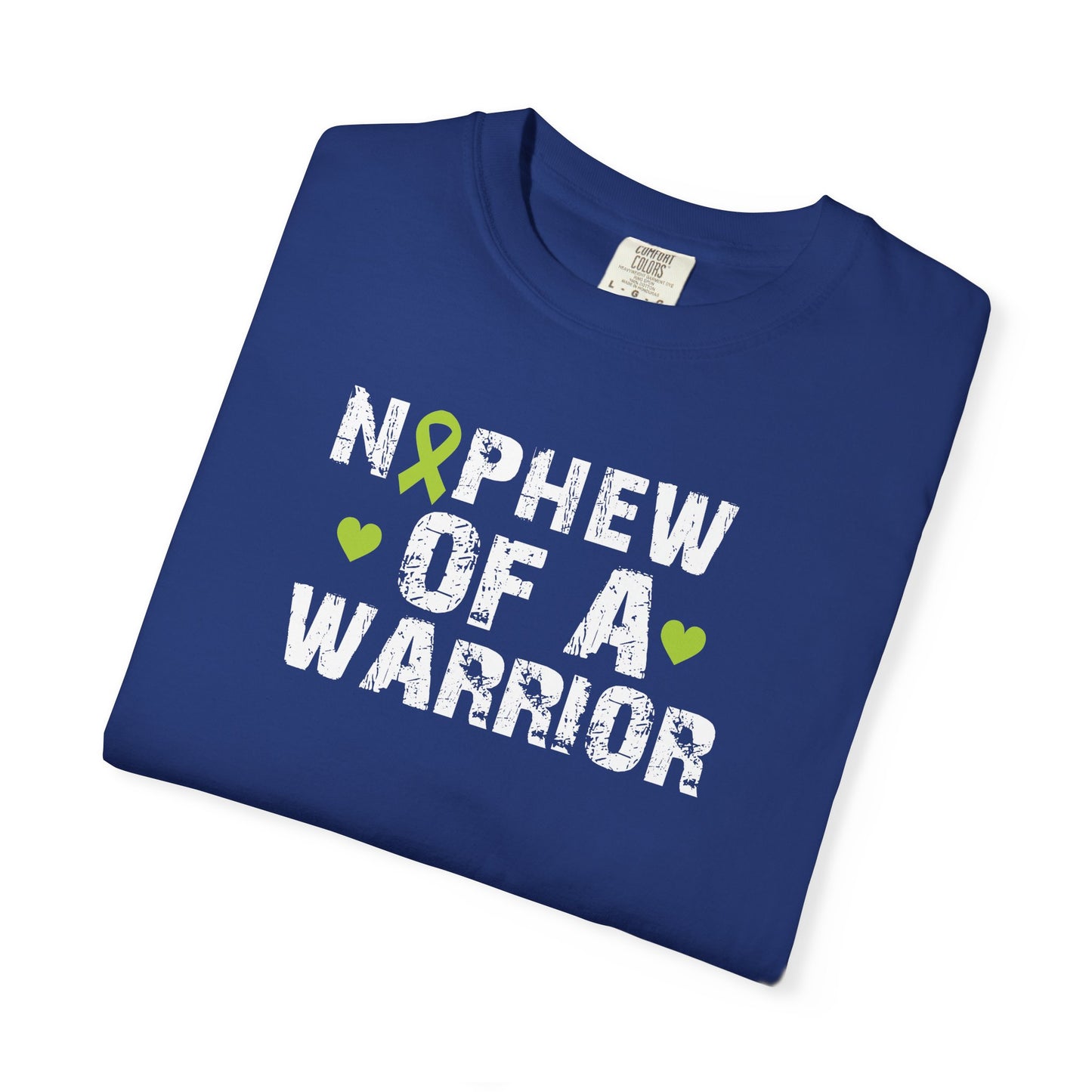 Unisex Warrior Nephew T-Shirt, Support Cancer Awareness Tee, Gift for Family, Comfortable Casual Wear, Unisex Cancer Support Shirt