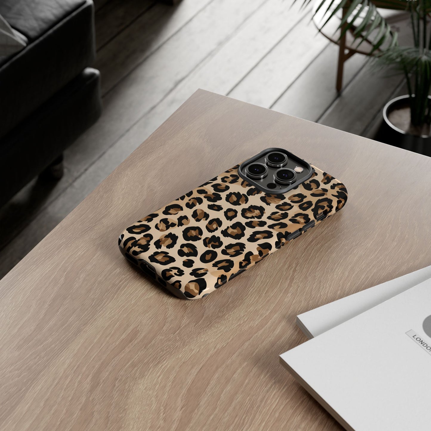 Wild Leopard Print Phone Case - Tough Protection for Animal Lovers