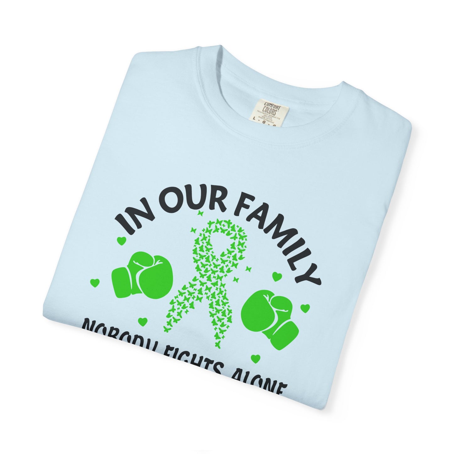 Lymphoma Awareness T-shirt, Family Support Shirt, Cancer Awareness Top, Gift for Fighters, Unisex Casual Tee