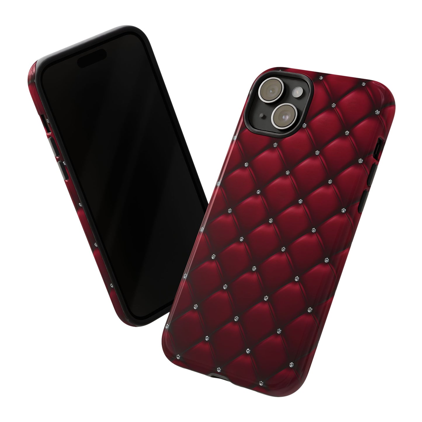 Luxurious Red Leather Phone Case – Stylish Protection for Your Device