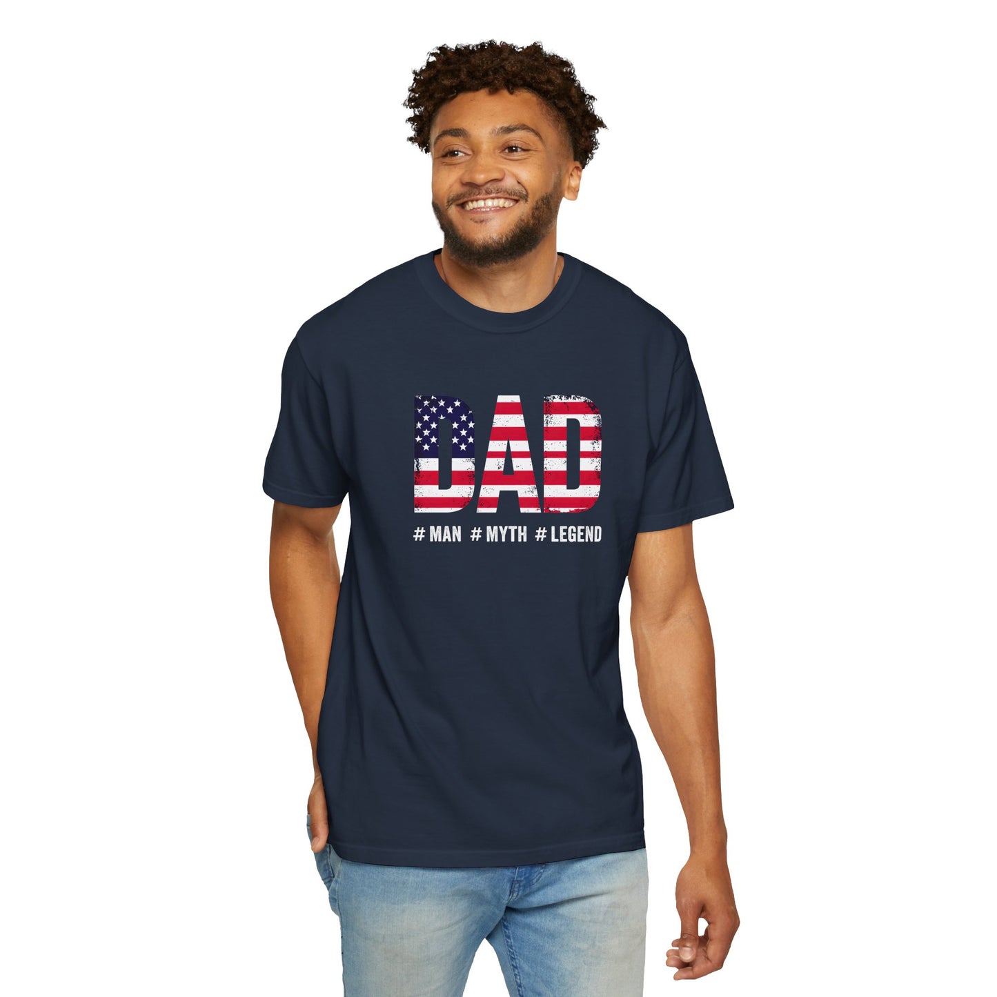 Legendary Dad Garment-Dyed Unisex T-Shirt - Perfect for Father's Day!