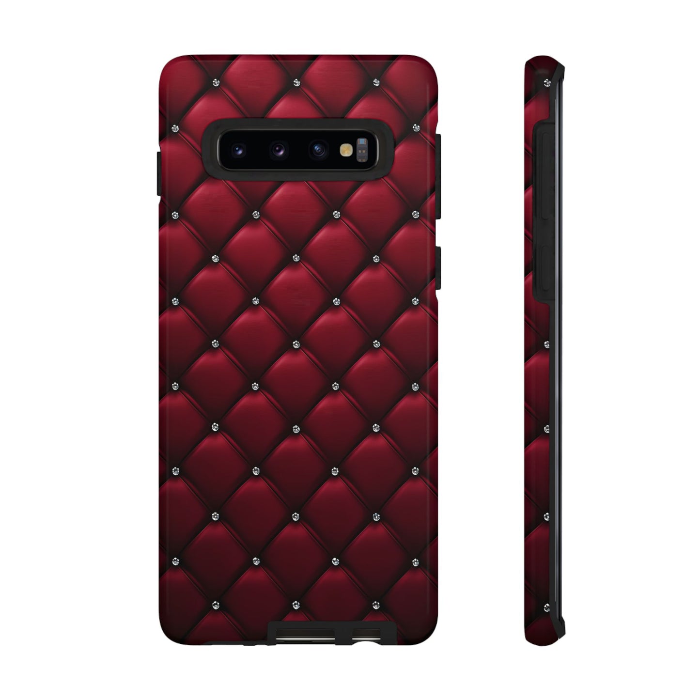 Luxurious Red Leather Phone Case – Stylish Protection for Your Device