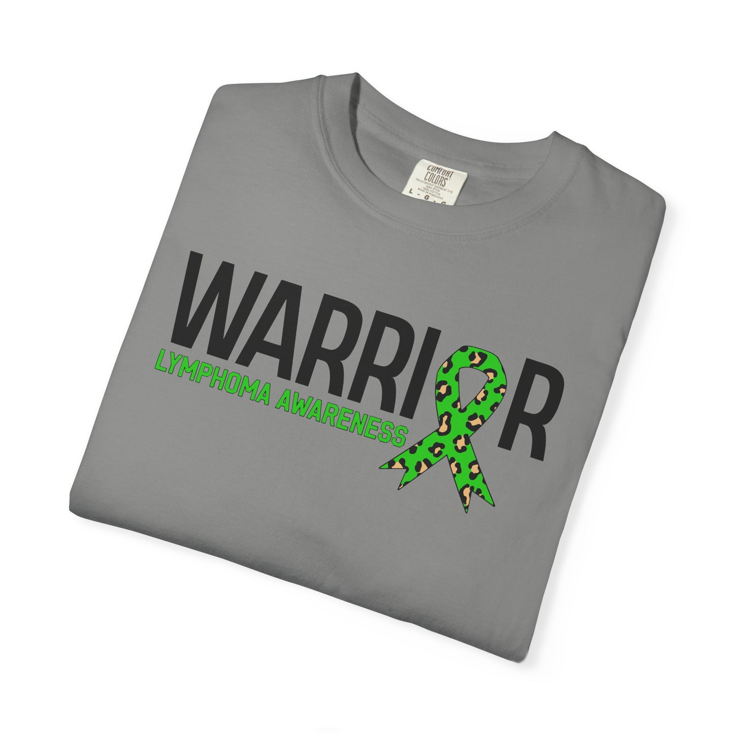 Lymphoma Awareness T-Shirt, Inspirational Garment-Dyed Tee, Warrior Support Shirt, Gift for Cancer Fighters, Unisex Comfort Wear