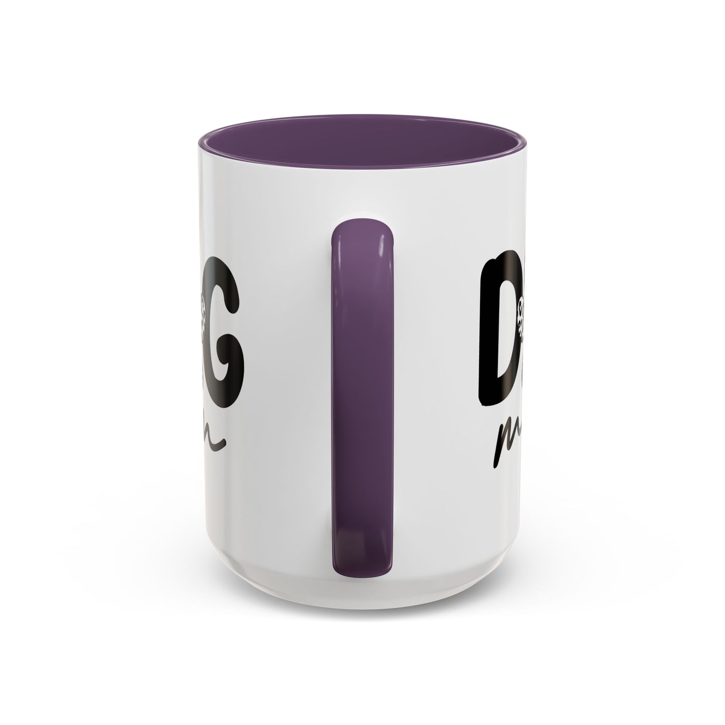 Dog Mom Accent 15oz Coffee Mug - Perfect Gift for Pet Lovers