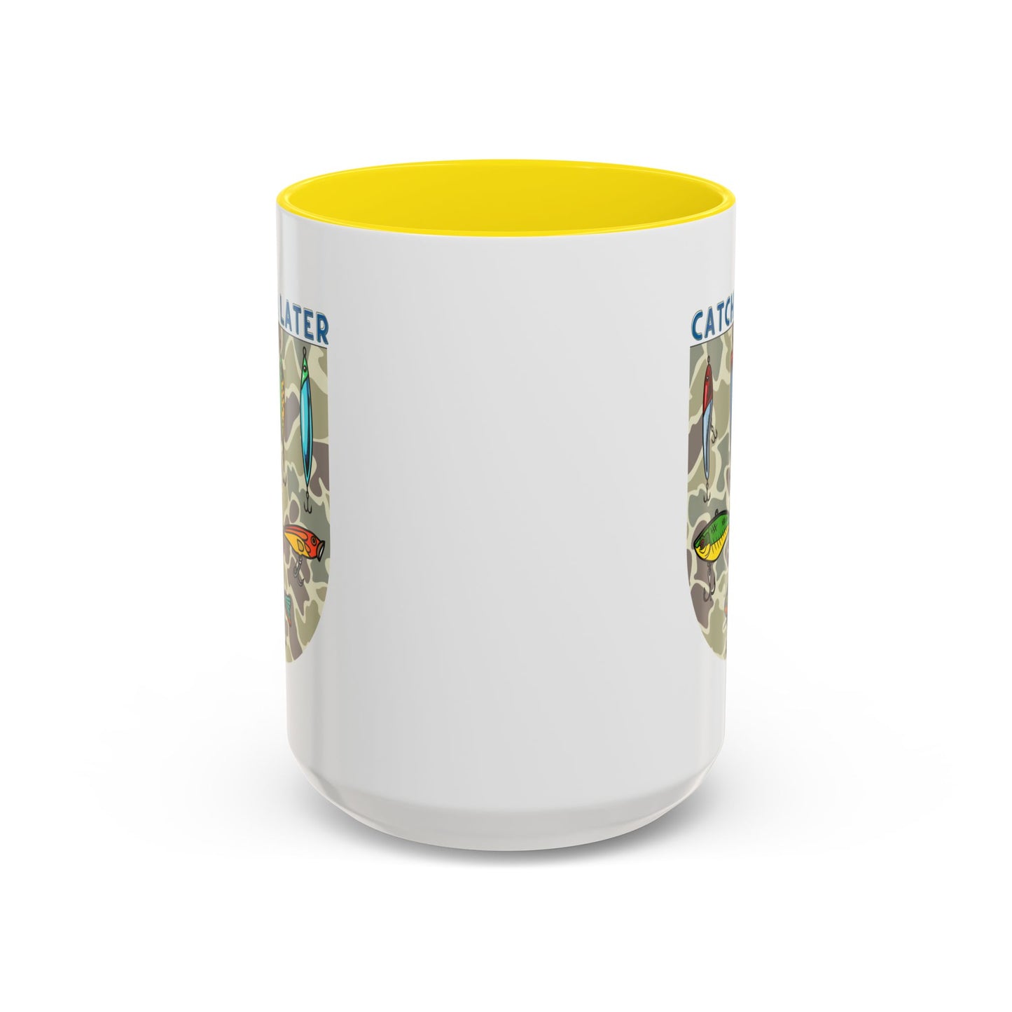 Catch Ya Later Fishing 15oz Mug - Fun Accent Coffee Mug for Anglers