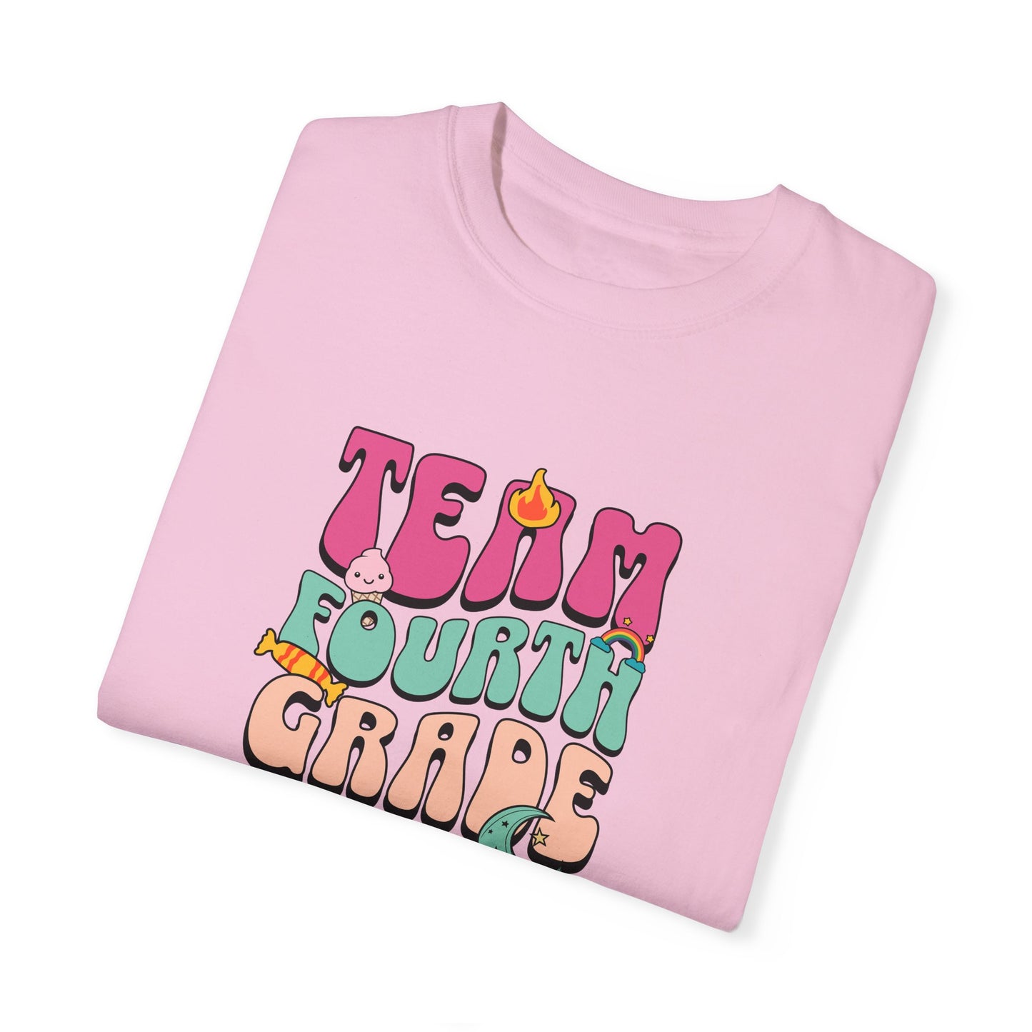 PERSONALIZED! Team Fourth Grade T-Shirt | Unisex Garment-Dyed Tee for Kids