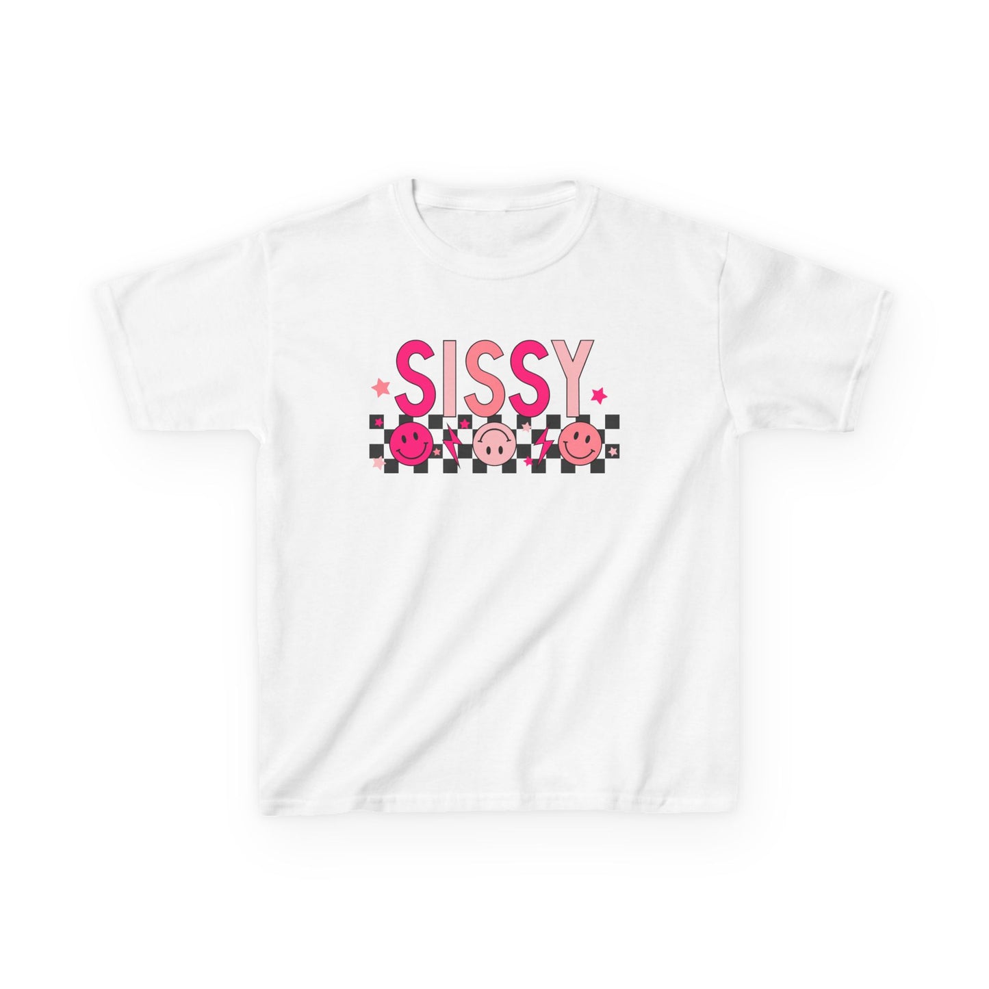 Kids 'Sissy' Heavy Cotton Tee - Fun & Playful Graphic T-Shirt for Youth