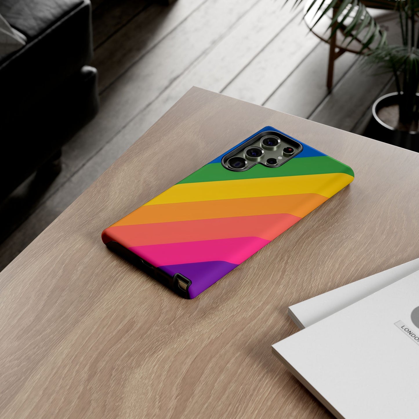 Vibrant Rainbow Phone Case - Tough & Stylish