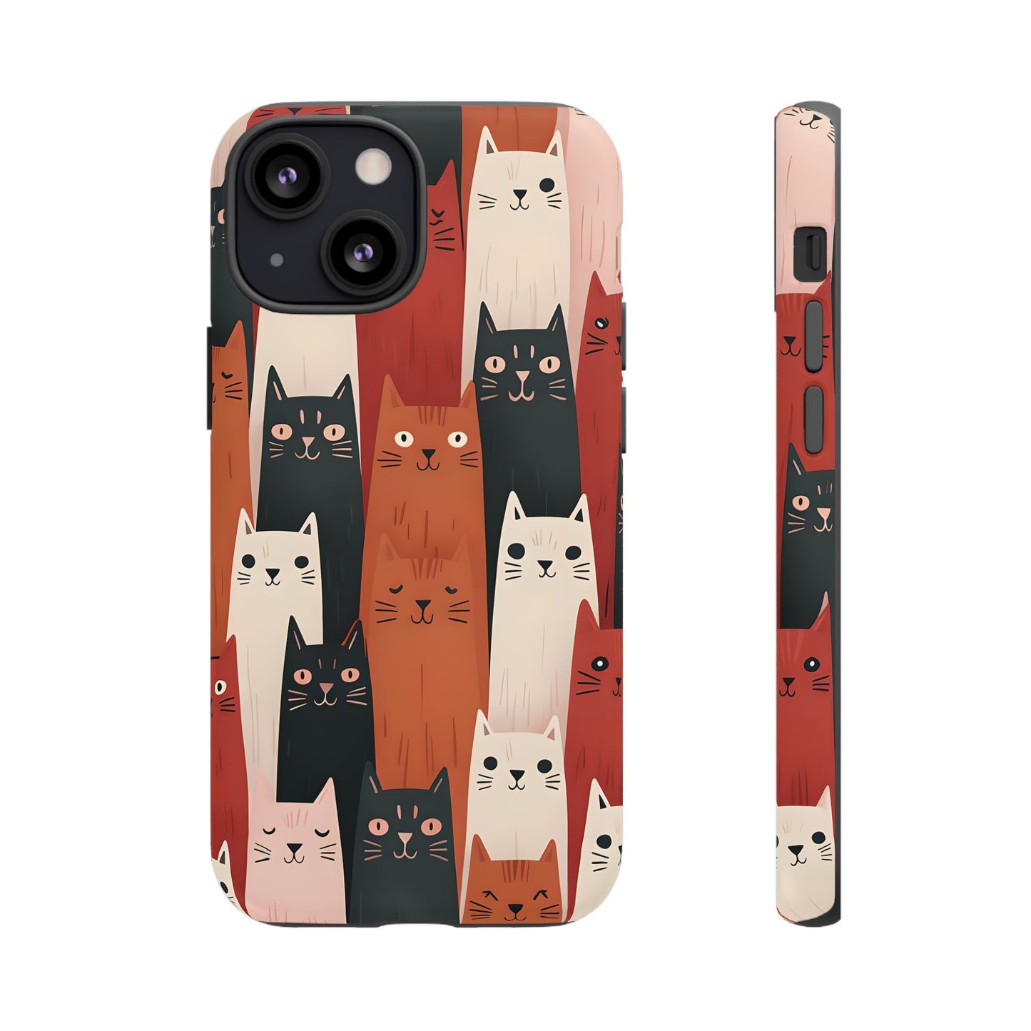 Playful Cat Phone Case - Tough & Stylish Purrfect for Cat Lovers