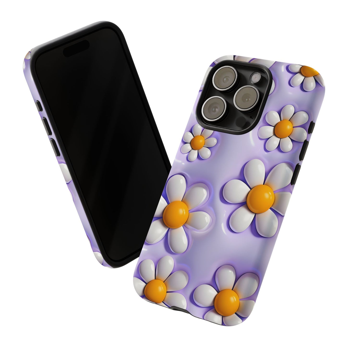 Daisy Floral Phone Case - Tough Cases for Flower Power Vibes
